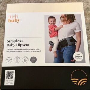 tush baby Strapless Baby Hipseat in Grey